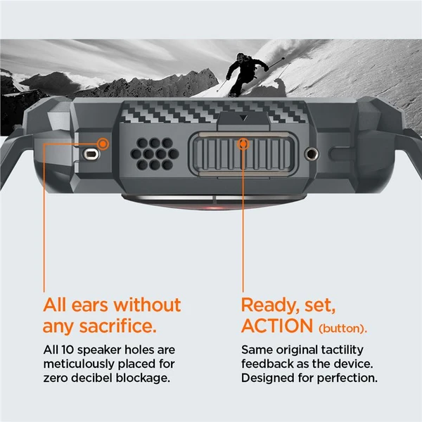 Spigen Rugged Armor Pro remienok s puzdrom Apple Watch Ultra 3/2/1 (49mm) sivý - Remienky - Obrázok W1A1000P01