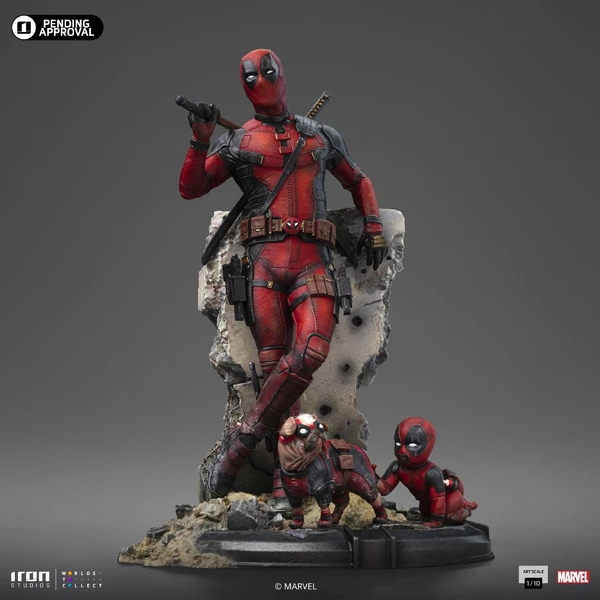 Soška Iron Studios Art Scale 1/10 Deadpool & Wolverine - Deadpool - Sochy a sošky - Obrázok W1M7000J01