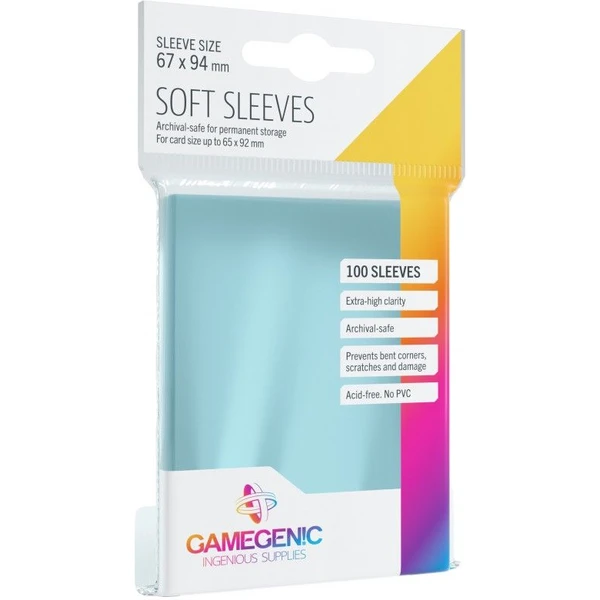 Gamegenic mäkké obaly na karty (100ks) - Obaly na karty - Hlavný obrázok
