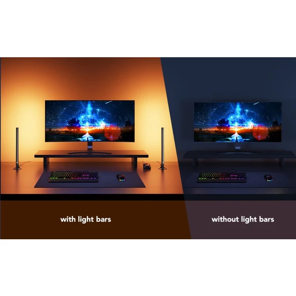 Govee Smart Gaming Light Bars LED Panely + Smart Dual ovládač - Inteligentné osvetlenie - Obrázok W1S6000L01