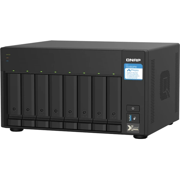 QNAP TS-832PX NAS server - Servery NAS - Obrázok W1Y7000O01