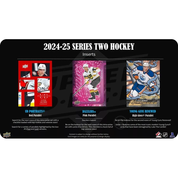 Hokejové karty 2024-25 Upper Deck Series 2 Hockey Hobby Box - Hokejové karty - Obrázok W23D000O01