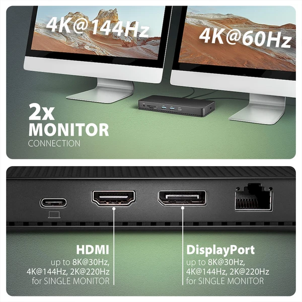 AXAGON HMC-U4 12v1 USB-C húb - Dokovacie stanice - Obrázok W25D000N01