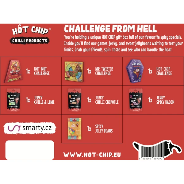 Hot-Chip darčekový set Challenge From Hell - Smarty Edition - Potraviny - Obrázok W2AN000K01