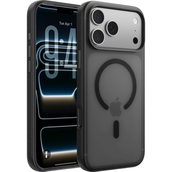 Belkin SheerForce Grip MagSafe kryt iPhone 17 Pro čierny - Puzdra - Hlavný obrázok