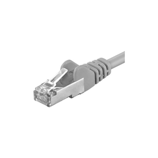 PremiumCord RJ45/RJ45 Cat6a LSOH patch kábel 15m šedý - Káble a redukcie - Hlavný obrázok