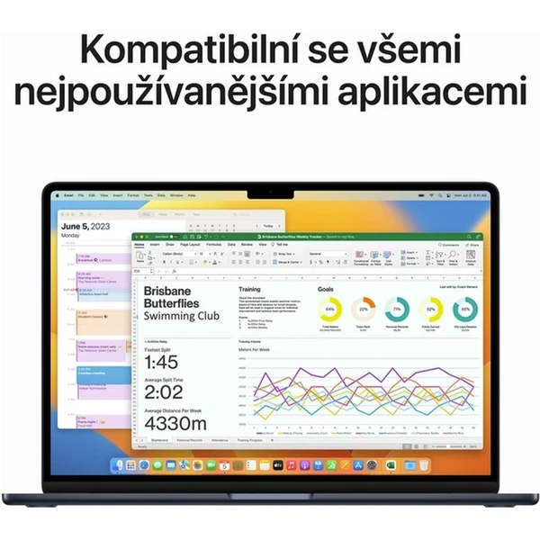 CTO Apple MacBook Air 15,3" (2023) / 16GB / CZ KLV / 70W / atramentová / 256GB SSD (Ďalšia) - Notebooky - Obrázok W2I2000701