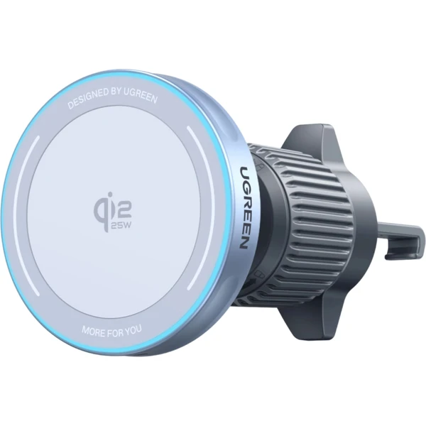 UGREEN Magflow MagSafe/Qi 2.2 25W držiak do auta s nabíjaním svetlo modrý - Držiaky - Hlavný obrázok
