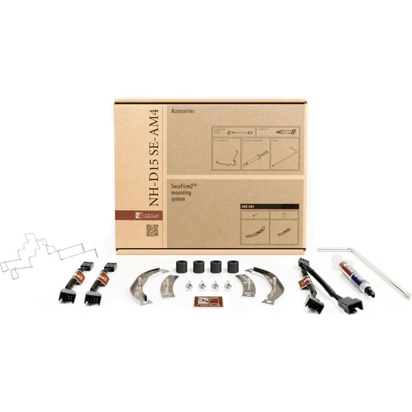 NOCTUA NH-D15 SE-AM4 - chladič procesora - Chladiče - Obrázok W2O4000L01
