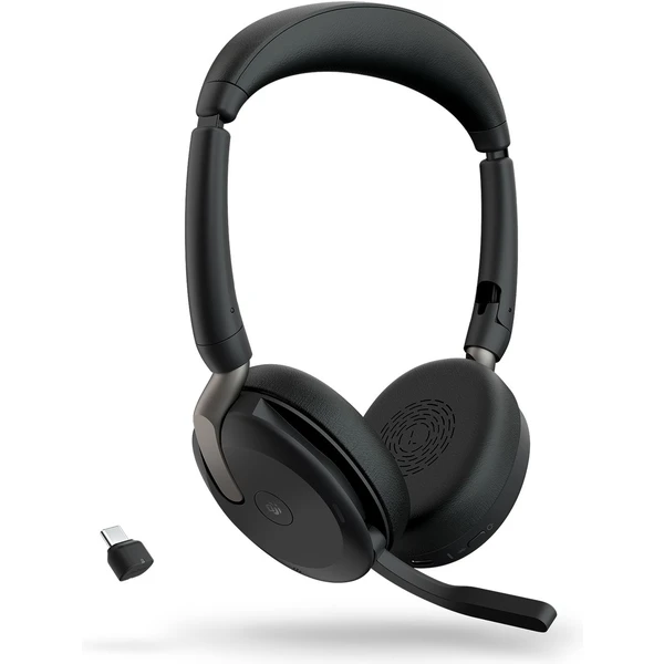 Jabra Evolve2 65 Flex Link380c MS/Stereo - Slúchadlá - Hlavný obrázok