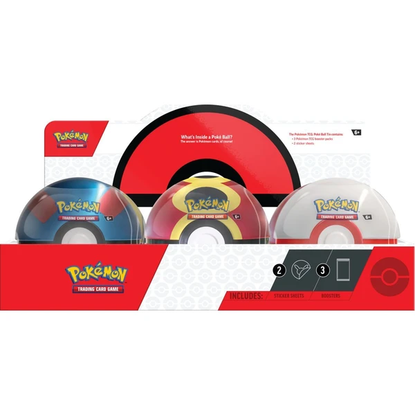 Pokémon TCG: Poké Ball Tin 2025 - Pokémon karty - Obrázok W37M000K01