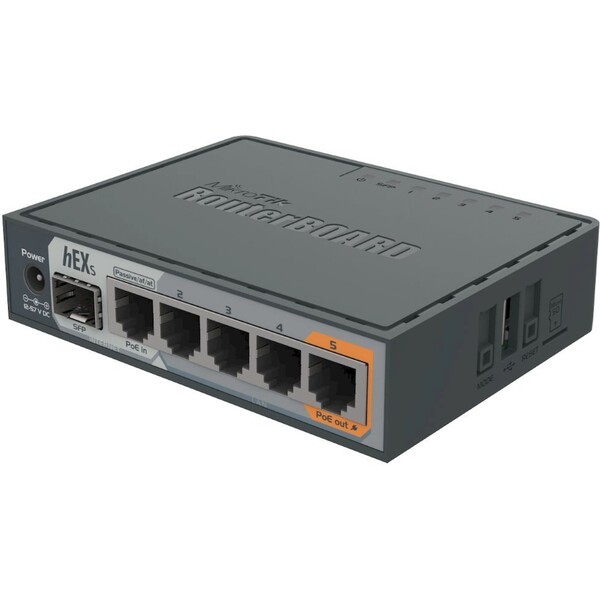 E-shop MikroTik BOARD RB760iGS hEX S router čierny