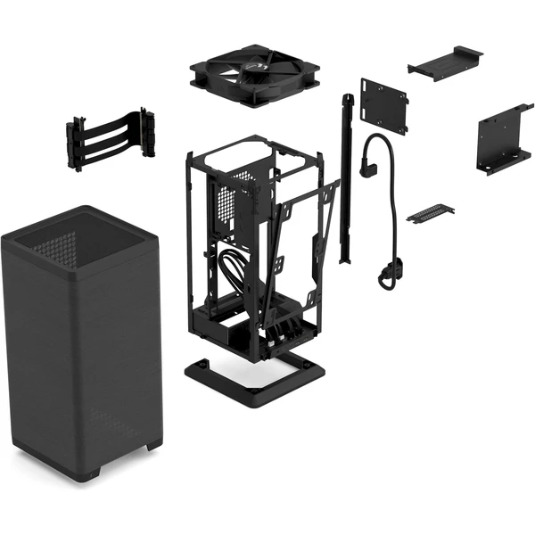 Fractal Design Mood Black - Počítačové skrine - Obrázok W3P9000O01