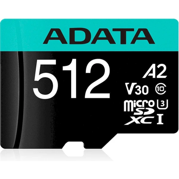 ADATA Premier Pro microSDXC 512GB + SD adaptér - Pamäťové karty - Obrázok W3SK000K01