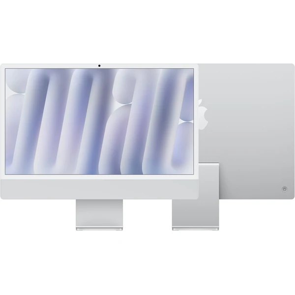 Apple iMac 24" M4 (2024) 10CPU/10GPU/16GB/512GB strieborný - All-in-one - Obrázok W3UA000L01