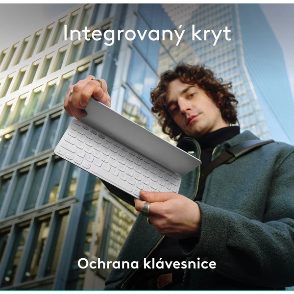 Logitech Keys to go 2 bezdrôtová US klávesnica šedá - Klávesnice - Obrázok W445000J01