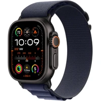 49mm Navy Alpine Loop - Large - Black Titanium Finish - Remienky