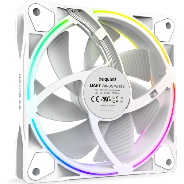 Be quiet! Light Wings White 120 mm ventilátor 3ks - Ventilátory pre PC - Obrázok W4MA000601