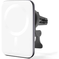 EPICO Ultrathin Wireless Car Charger s MagSafe strieborná/biela - Držiaky