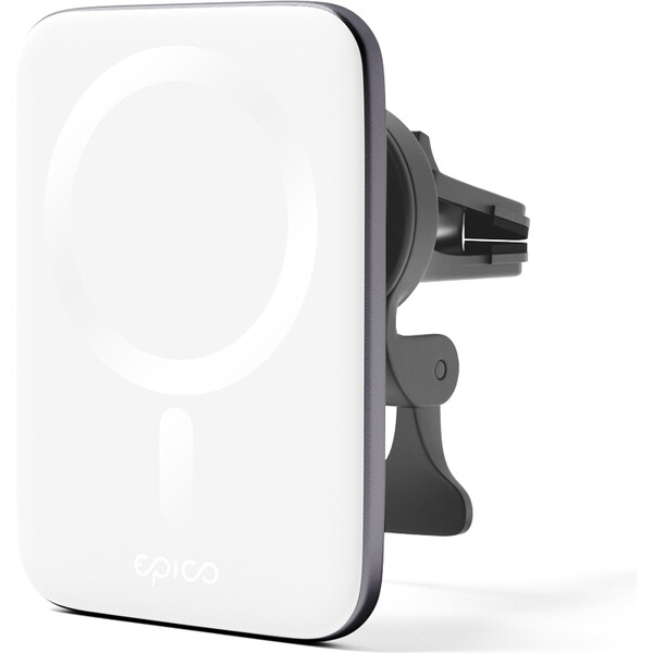 E-shop EPICO Ultrathin Wireless Car Charger s MagSafe strieborná/biela