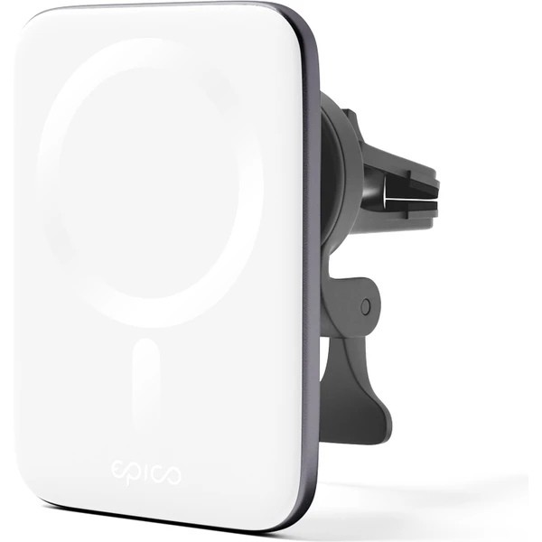 EPICO Ultrathin Wireless Car Charger s MagSafe strieborná/biela - Držiaky - Hlavný obrázok