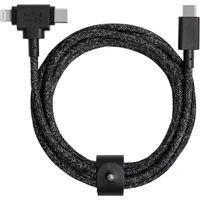 Native Union Belt Universal Cable (USB-C – Lighting/USB-C) 1,5 m, cosmos - Káble a redukcie