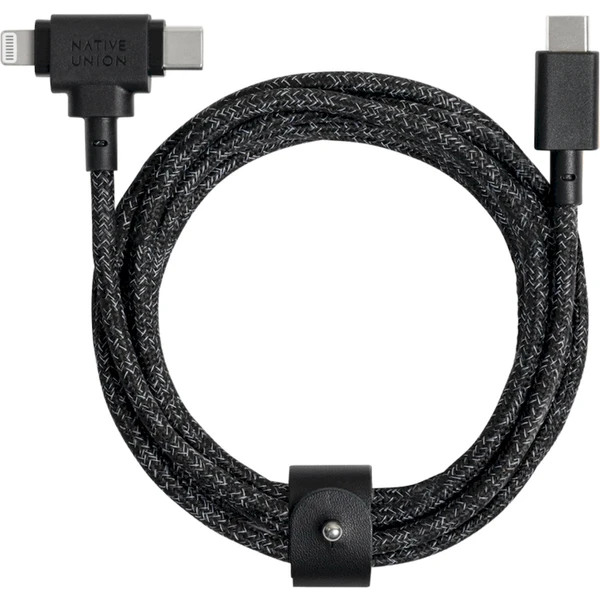 Native Union Belt Universal Cable (USB-C – Lighting/USB-C) 1,5 m, cosmos - Káble a redukcie - Hlavný obrázok
