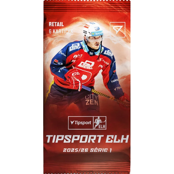 Hokejové karty SportZoo Tipsport ELH 2025/26 1. séria Retail balíček - Hokejové karty - Hlavný obrázok
