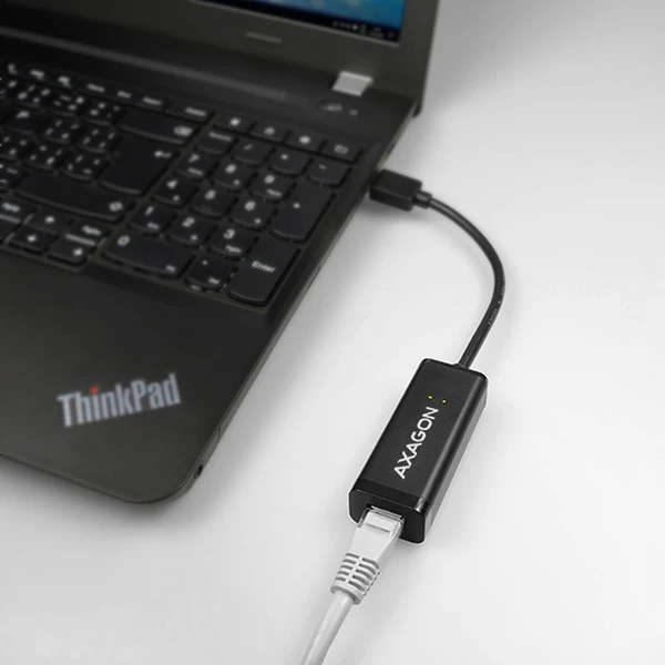 AXAGON ADESR USB 3.0 TypeA externý Gigabit Ethernet adaptér - Sieťové karty - Obrázok W53V000501