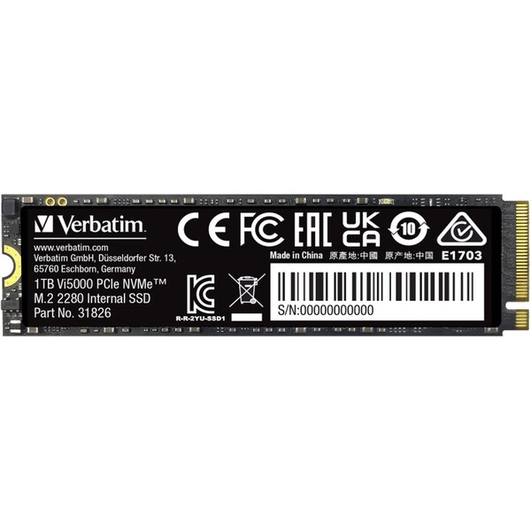 E-shop VERBATIM SSD Vi5000 Internal PCIe NVMe M.2 SSD 1TB