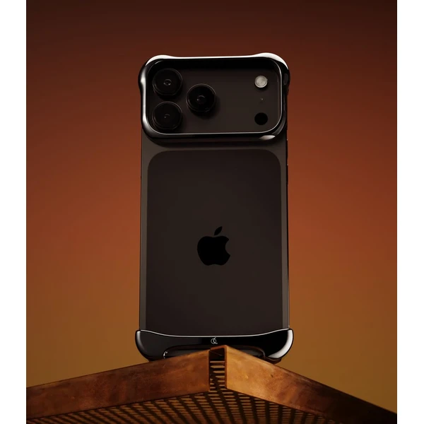 Arc Pulse titánový ochranný rám iPhone 17 Pro onyxovo čierny - Puzdra - Obrázok W5DJ000K01