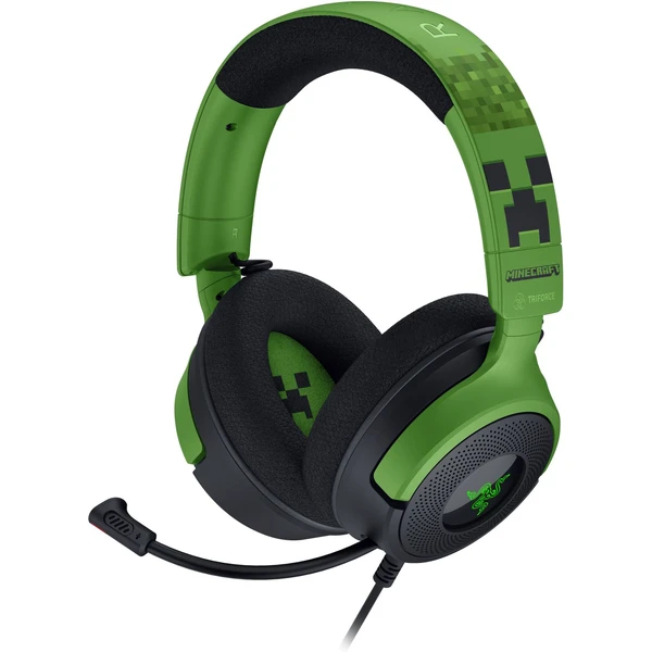 Razer Kraken V4 X Minecraft Ed. herné slúchadlá čierna - Slúchadlá - Obrázok W5QD000J01