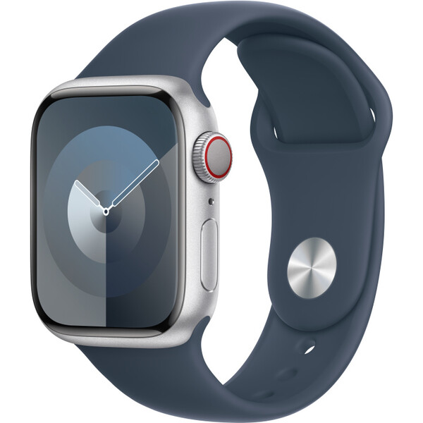 Apple Watch 41/40/38mm búrkovo modrý športový remienok M/L