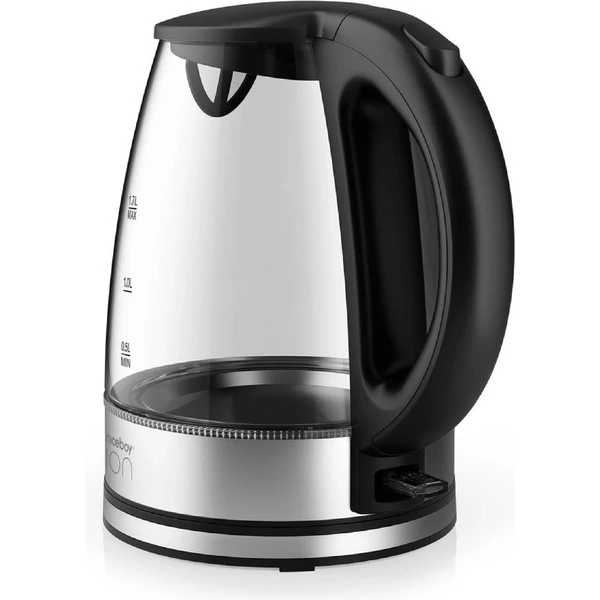 Niceboy ION Kettle K1 Crystal glass black - Rychlovarné konvice - Obrázok W6TA000J01