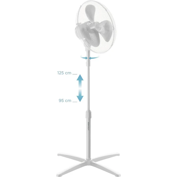 Concept VS5051 Stojanový ventilátor biely - Ventilátory - Obrázok W75H000N01