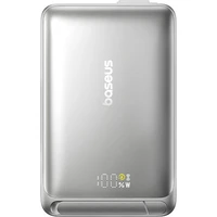 Powerbanka Baseus PicoGo Qi2 10000mAh 45W s káblom USB-C sivá - Powerbanky