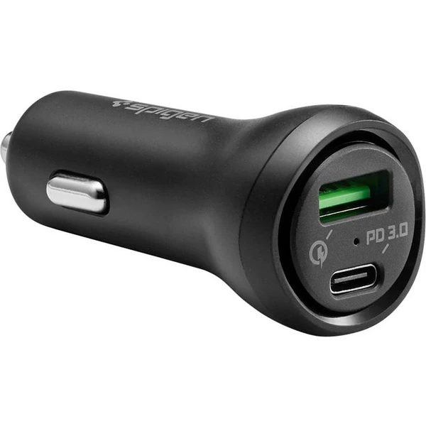 Spigen Car Charger F31QC USB-C nabíjačka do auta, PD, QC, 48W, čierna - Nabíjačky - Hlavný obrázok