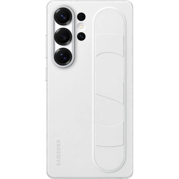 Samsung Standing Grip Case kryt s pútkom Galaxy S25 Ultra biely - Puzdra - Hlavný obrázok