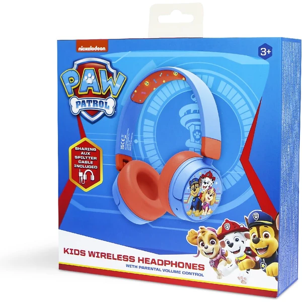 OTL bezdrôtové slúchadlá detské s motívom PAW Patrol - Slúchadlá - Obrázok W7M2G00101