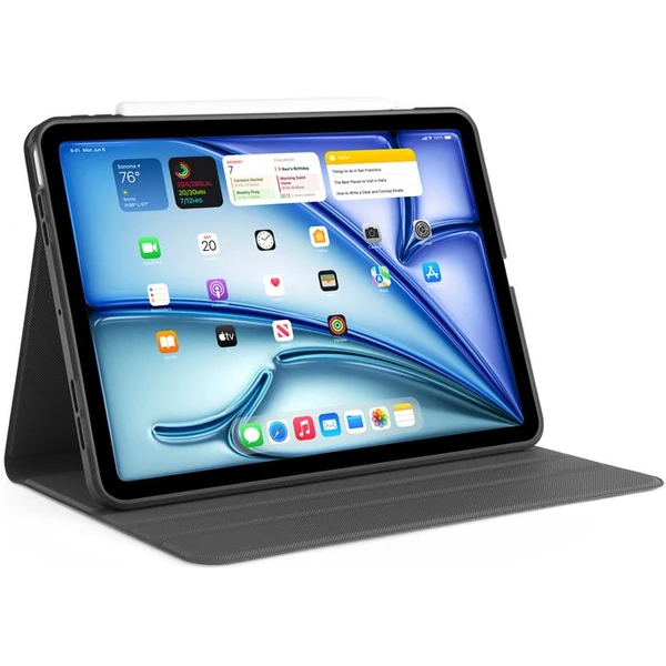 Pipetto Origami No5 Otáčavé púzdro Folio pre iPad Air 13" (2026/2025/2024) čierne - Puzdra - Obrázok W7M5000J01