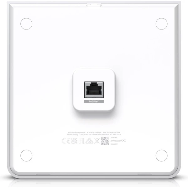 Ubiquiti UniFi U6 Enterprise In-Wall prístupový bod biely - Access pointy - Obrázok W7RA000N01