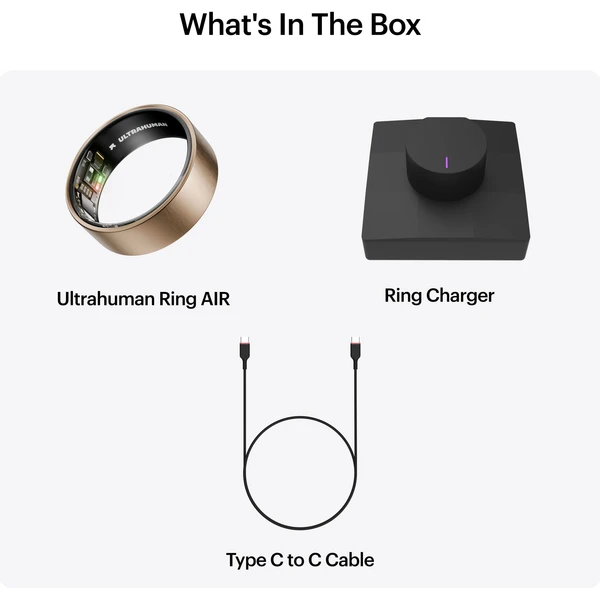 Ultrahuman Ring AIR šikovný prsteň veľ. 11 Rose Gold - Chytré prstene - Obrázok W7XM000K01