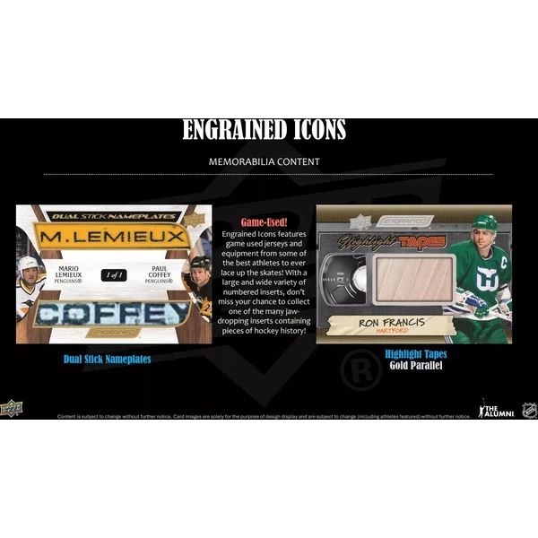 Hokejové karty 2024-25 Upper Deck Engrained Icons Hockey Hobby Box - Hokejové karty - Obrázok W86R000K01