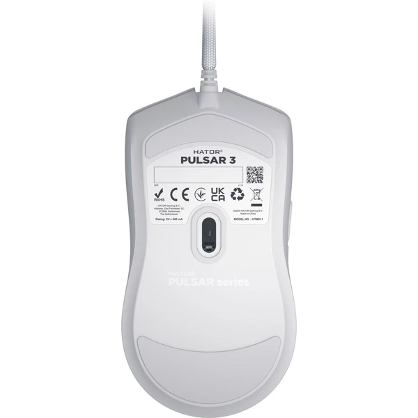 HATOR Pulsar 3 herná myš biela - Myši - Obrázok W8AE000J01