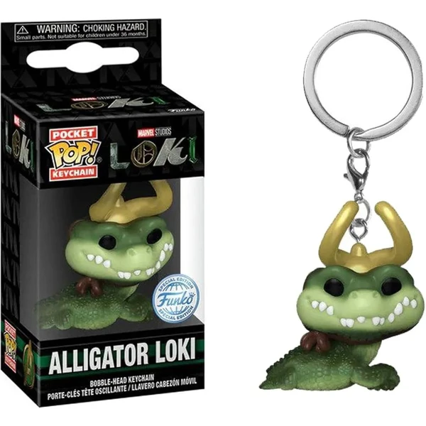 Funko POP! Keychain: Loki - Alligator Loki - Kľúčenky - Hlavný obrázok