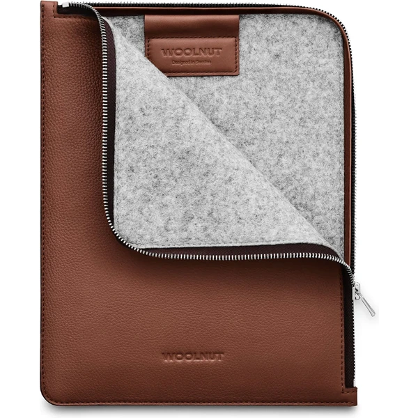 Woolnut Leather Folio kožené puzdro iPad Pro 11"/iPad Air 11" hnedé - Puzdra - Obrázok W8LR100501