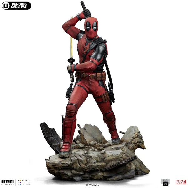 Socha Iron Studios Legacy Replica 1/4 Deadpool & Wolverine - Deadpool - Sochy a sošky - Obrázok W8M7000J01