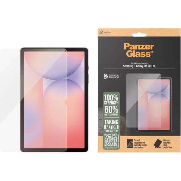 PanzerGlass® Ultra-Wide Fit sklo Samsung Galaxy Tab S10 Lite číre - Ochranné fólie a sklo - Obrázok W8OI000K01