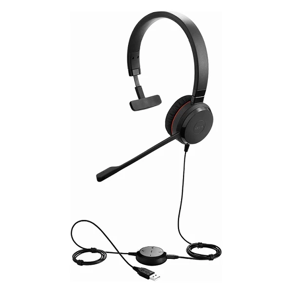 Jabra Evolve 30 II Mono USB/Jack MS - Handsfree - Obrázok W8OW300301