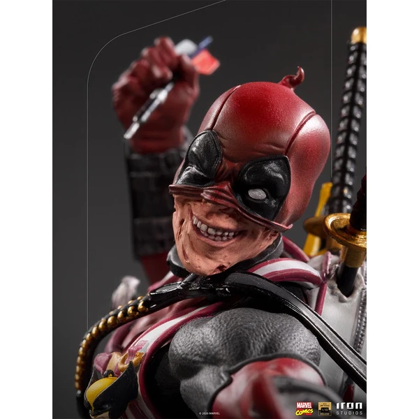 Soška Iron Studios - Deadpool Deluxe BDS Art Scale 1/10 - Marvel Comics - Sochy a sošky - Obrázok W8PJ100201
